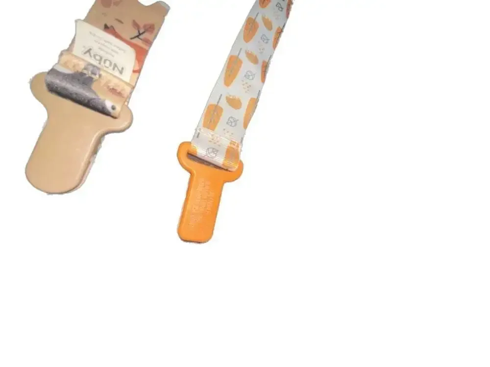 Nuby Woodland Animal and Leaf Print Pacifier Clips - 2 Pc